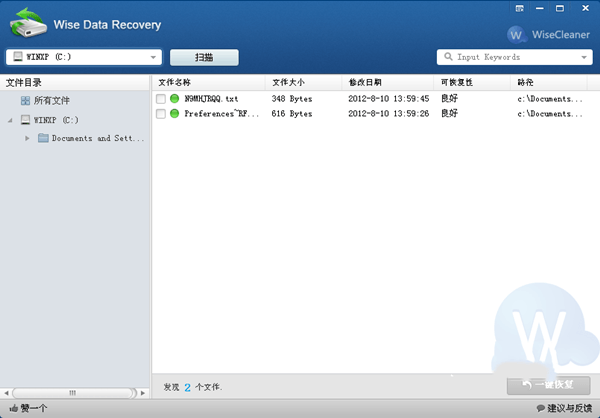 智能文件数据恢复(Wise Data Recovery) 6.1.2免费中文官方版