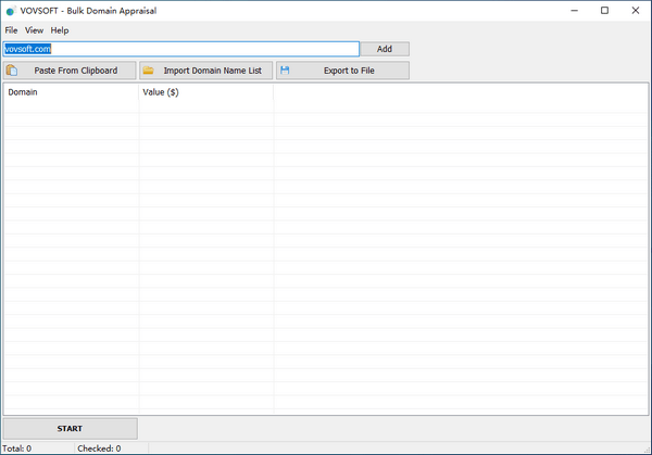 Bulk Domain Appraisal(域名价值评估软件) 2.3.0.0官方安装版