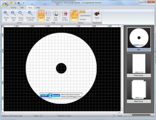 Soft4Boost Disc Cover Studio(光盘封面制作软件) 7.2.5.889官方版