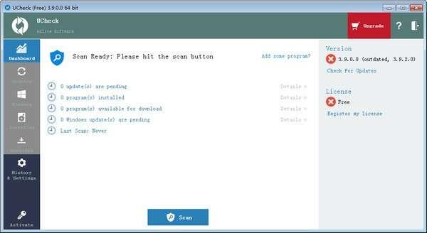 UCheck(软件更新软件) 3.9.0.0 官方客户端