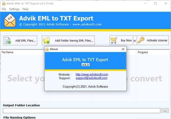 Advik EML to TXT Export(EML到TXT转换器)电脑版 2.3 官方免费版