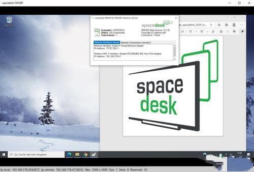 SPACEDESK驱动免费版 1.0.57 官方电脑版