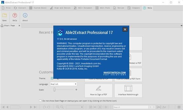 Able2Extract Professional 17(PDF转换工具)中文版 17.0.6.0 最新绿色版