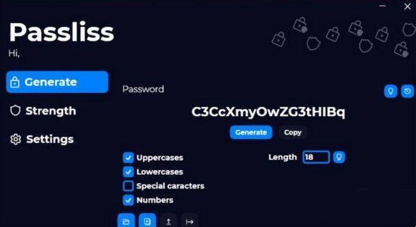 Passliss(随机密码生成器)免费版 2.9.0.2302官方版