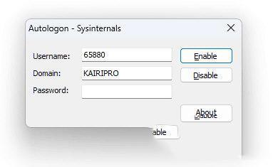 AutoLogon(系统自动登陆)官方版 1.0 绿色免费版