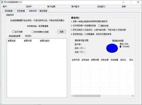 双大优选股系统官方版 1.0 绿色免费版