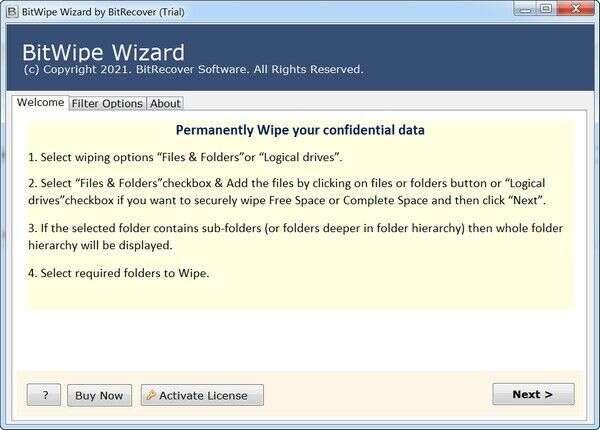 BitWipe Wizard(数据擦除工具)官方版 6.0 最新版
