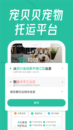 宠贝贝宠物托运平台app 4.0.8 安卓版