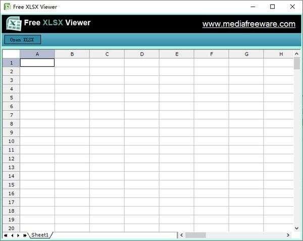 Free XLSX Viewer(xlsx文件的阅读器)最新版 1.0官方版